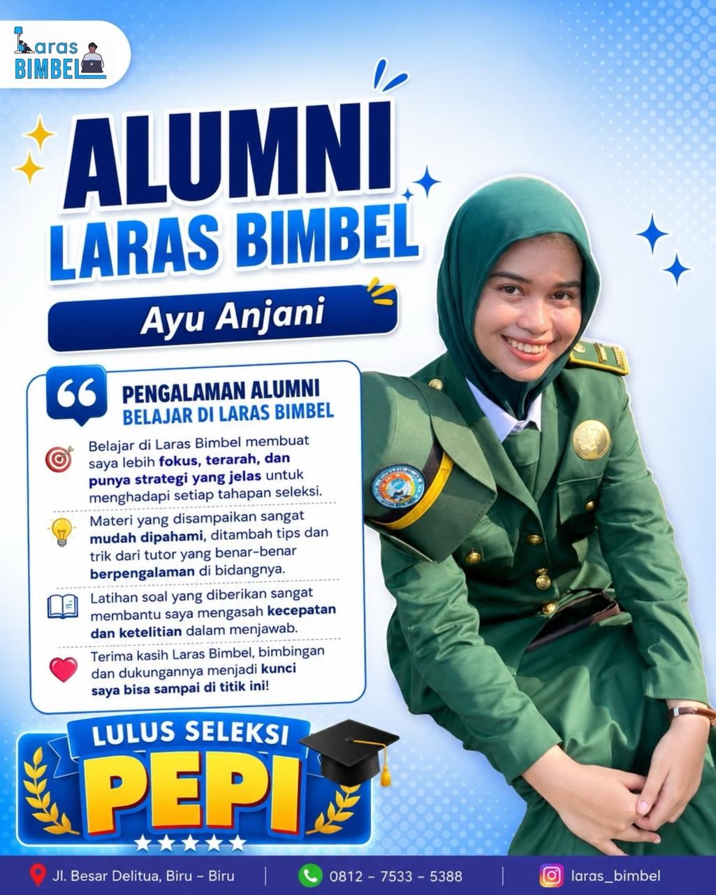 Ayu Anjani - Lulus Seleksi PEPI