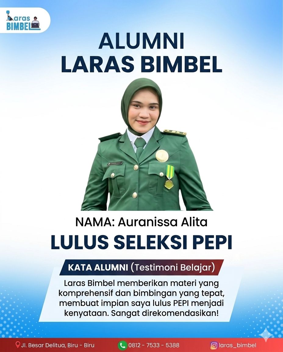 Auranissa Alita - Lulus Seleksi PEPI