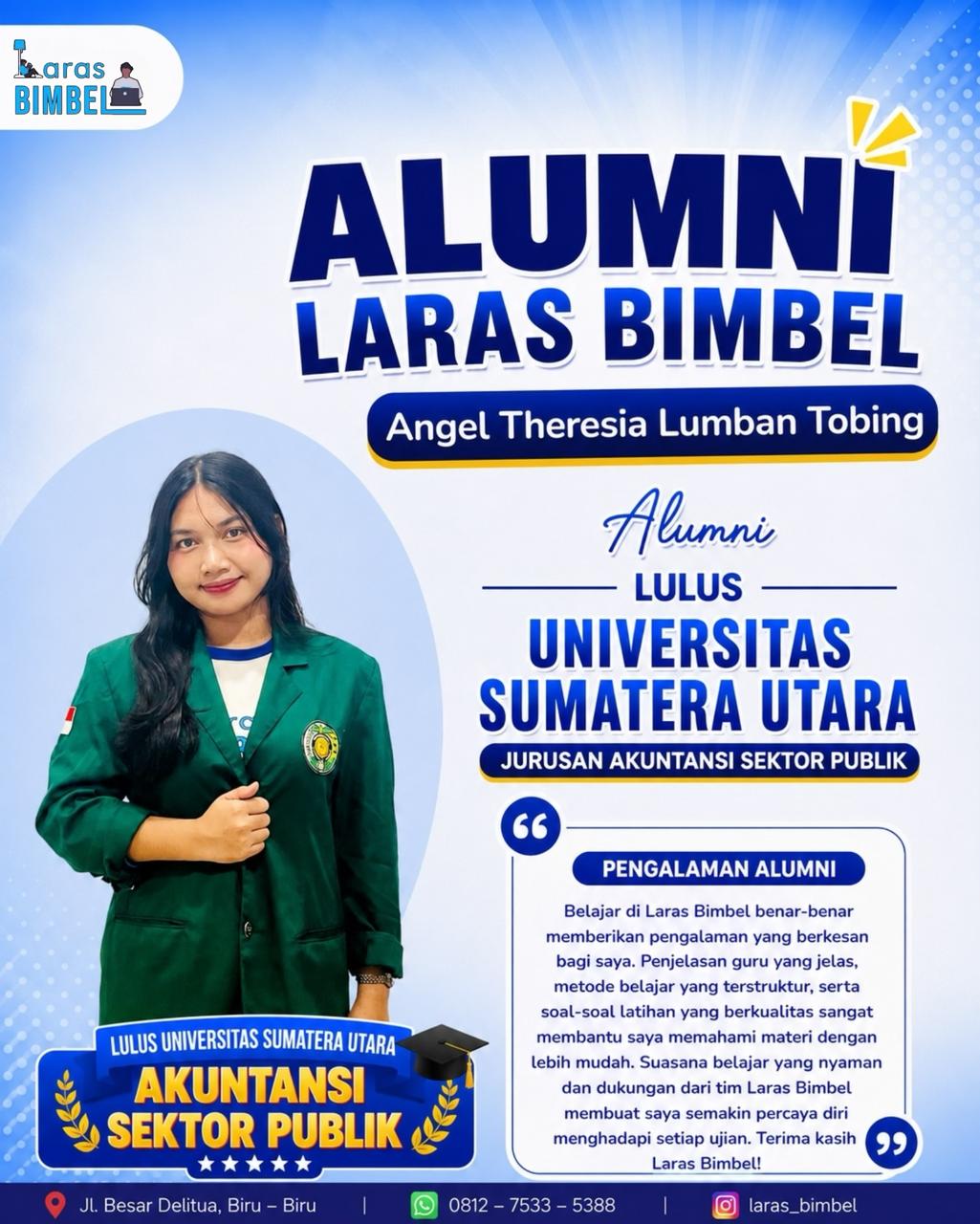 Angel Theresia Lumban Tobing - Lulus Seleksi USU