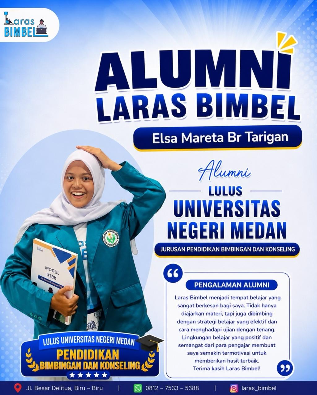 Elsa Mareta Br. Tarigan - Lulus Seleksi UNIMED