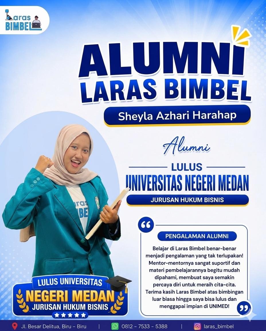 Sheyla Azhari Harahap - Lulus Seleksi UNIMED
