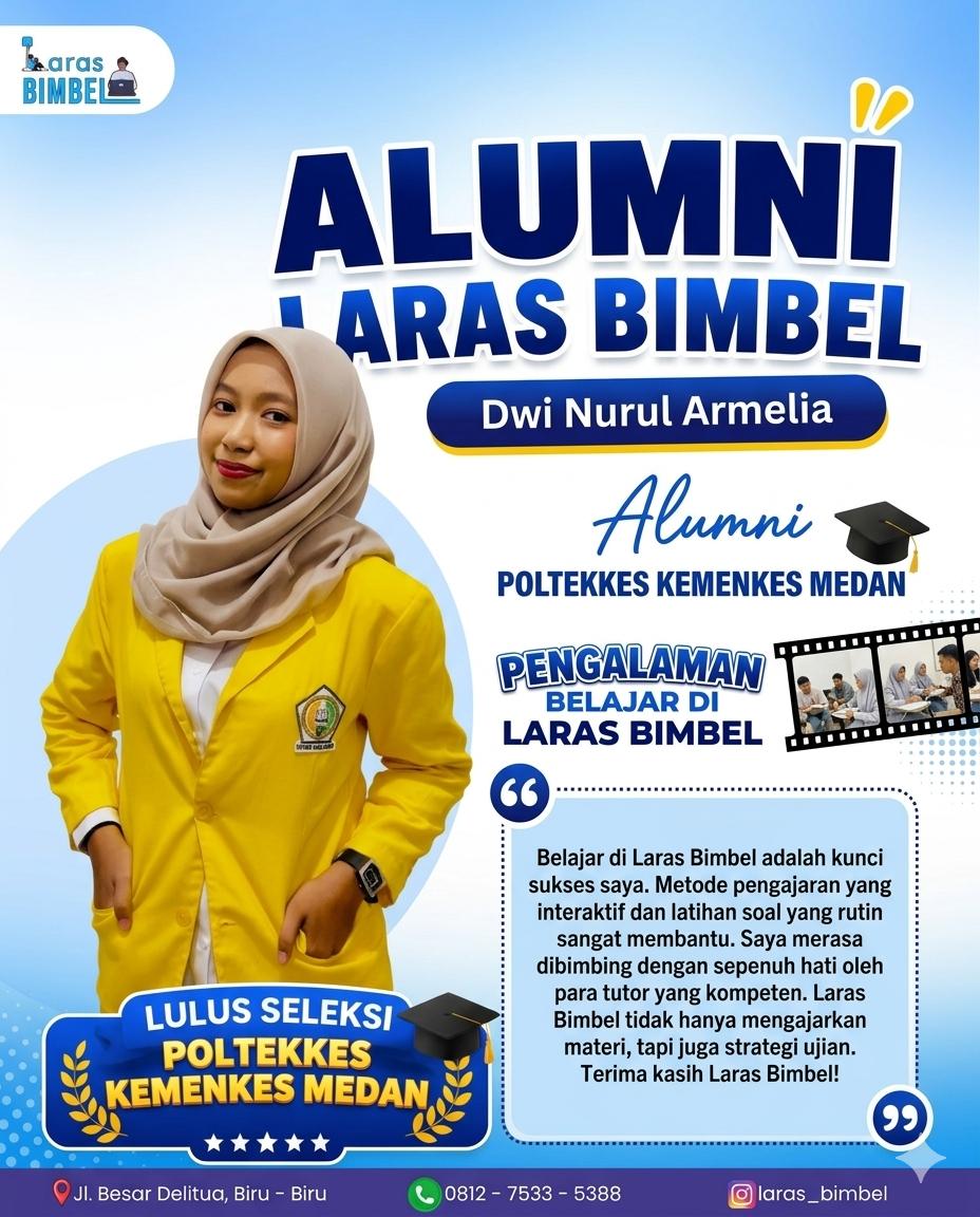 Dwi Nurul Armelia - Lulus Seleksi POLTEKKES KEMENKES MEDAN