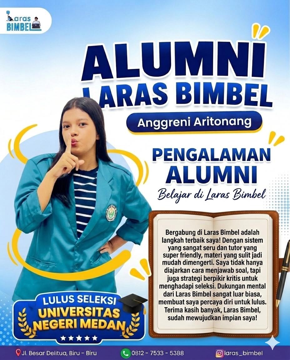 Anggreni Aritonang - Lulus Seleksi UNIMED