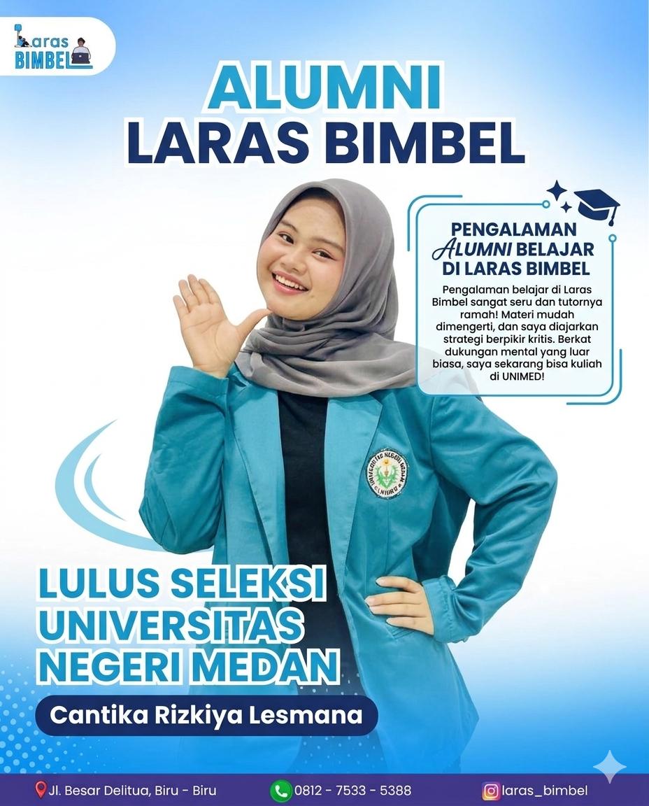 Cantika Rizkiya Lesmana - Lulus Seleksi UNIMED