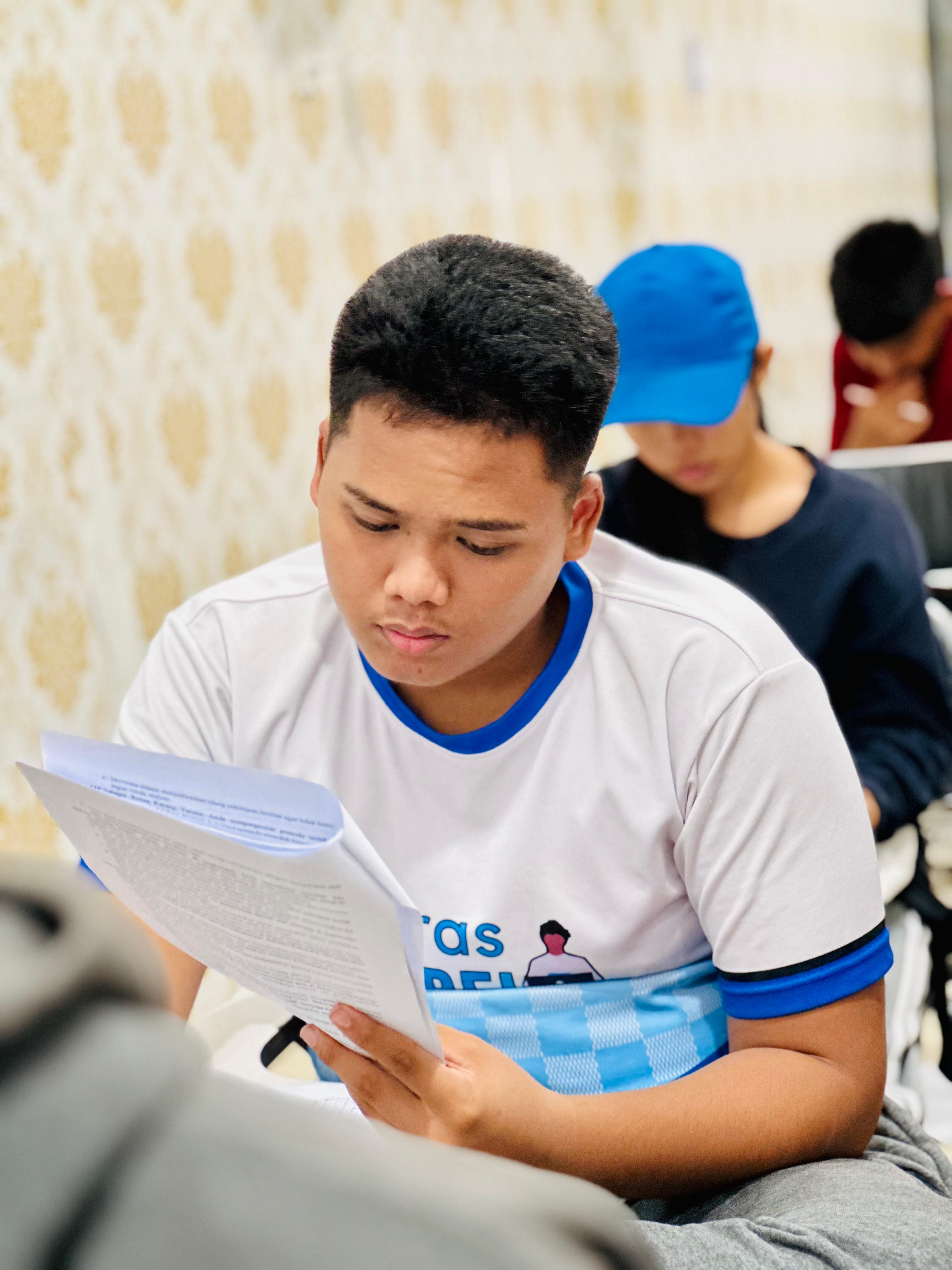 Konsentrasi Siswa dalam Ujian Tryout